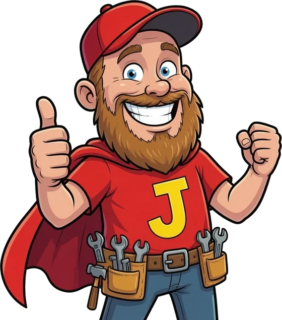 The JLP hero giving two enthusiastic thumbs up